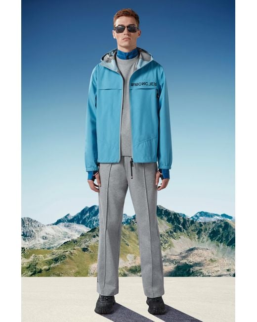 Moncler Gray Logo Trackpants for men