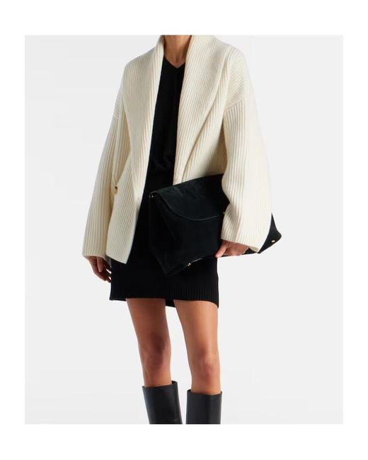 Vince Natural Ribbed-Knit Jacket