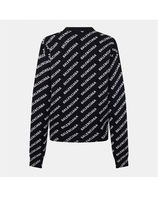 Balenciaga Black Logo Sweater