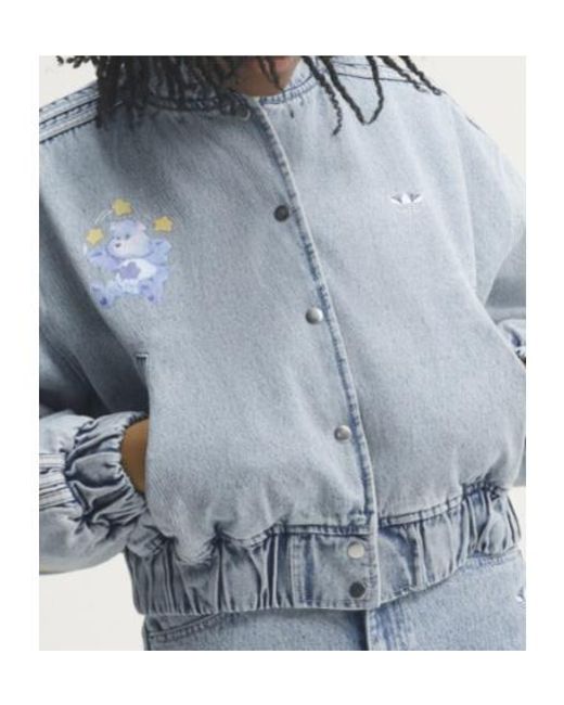 Adidas Originals Blue Adidas Care Bear Bomber Jacket