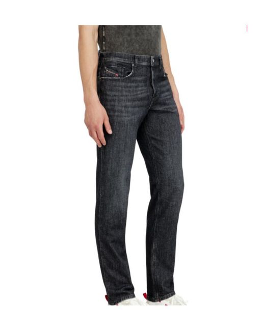 DIESEL Gray Regular Jeans 2023 D-Finitive 09P79 for men