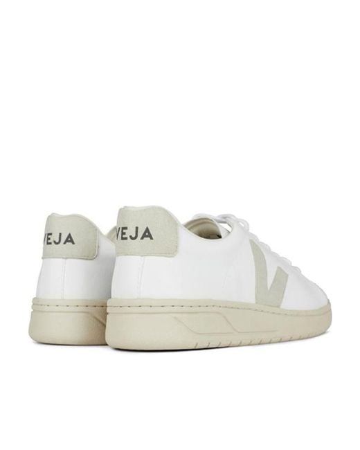 Veja White Logo Low-Cut Sneakers