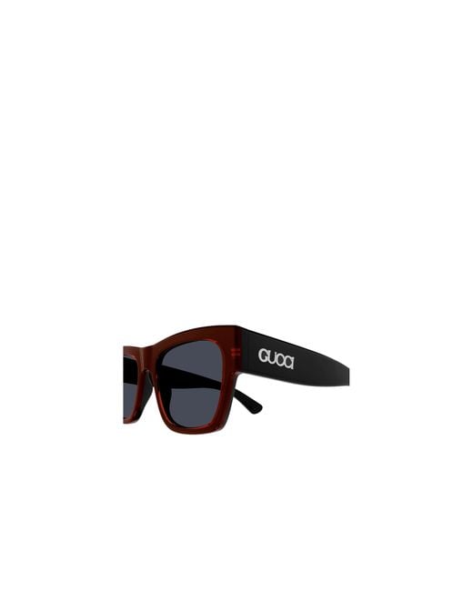 Gucci Black Eyewear Square Frame Sunglasses for men