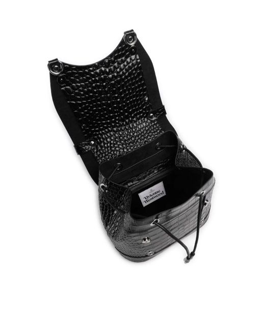 Vivienne Westwood Black Max Small Backpack