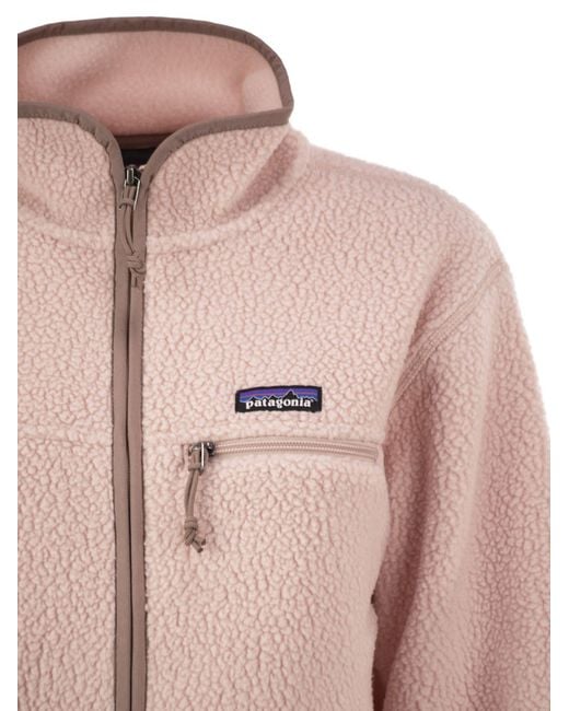 Patagonia Pink Zip-Up Fleece Jacket
