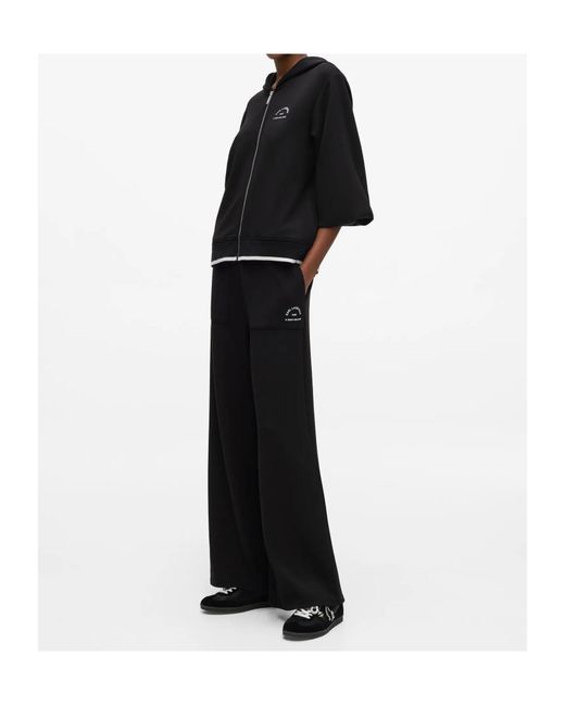 Karl Lagerfeld Black Rue St-Guillaume Zip-Up Hoodie