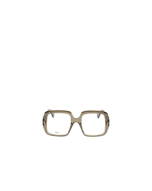 Loewe Metallic Square Frame Glasses