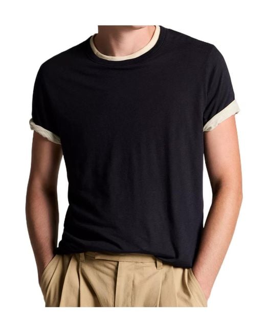 Vince Black Short-Sleeved T-Shirt for men