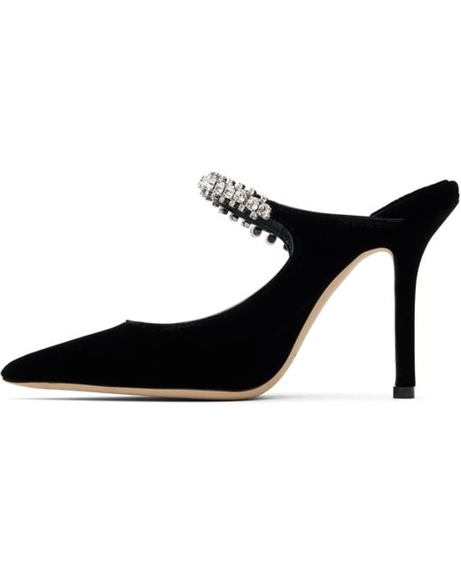 Jimmy Choo Brown Bing 100 High-Heeled Mules