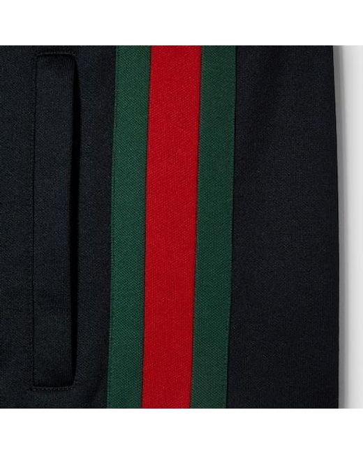Gucci Blue Long-Sleeved Zipped Jacket for men