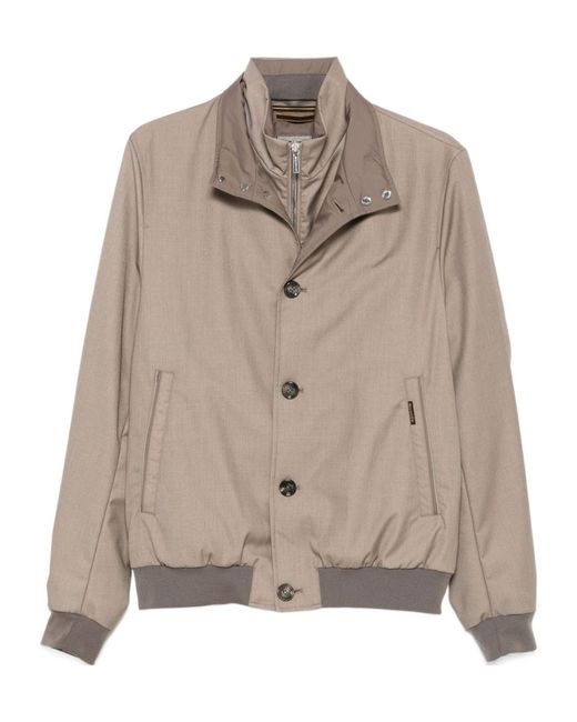 Moorer Brown Bearnie Jacket for men