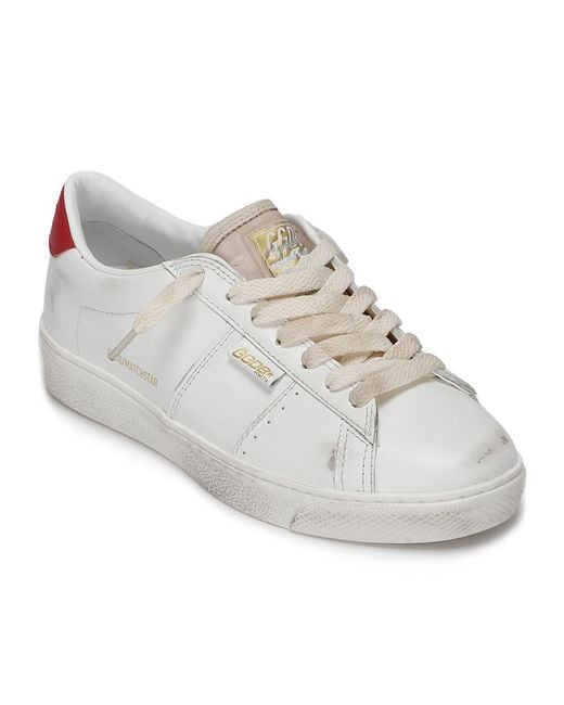 Golden Goose Deluxe Brand White Matchstar Low-Top Sneakers