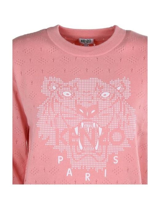 KENZO Pink Knitted Pullover