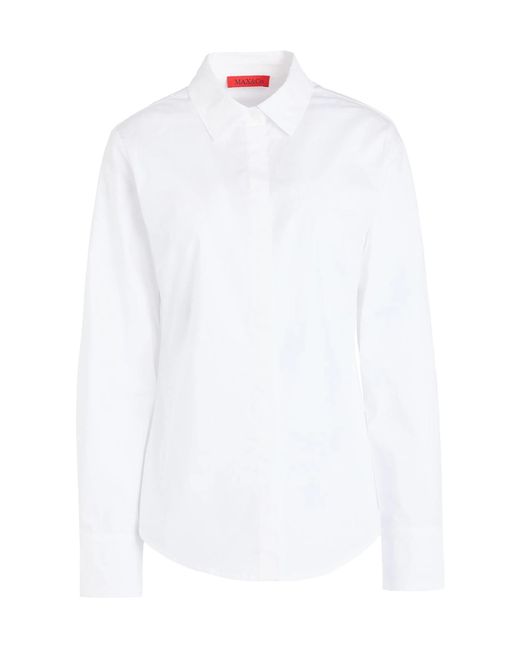 MAX&Co. White Long Sleeve Shirt