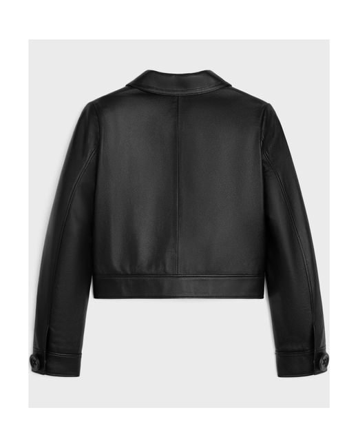 Céline Black Straight Blouson Jacket