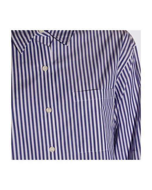 Rag & Bone Blue Striped Button-Up Shirt