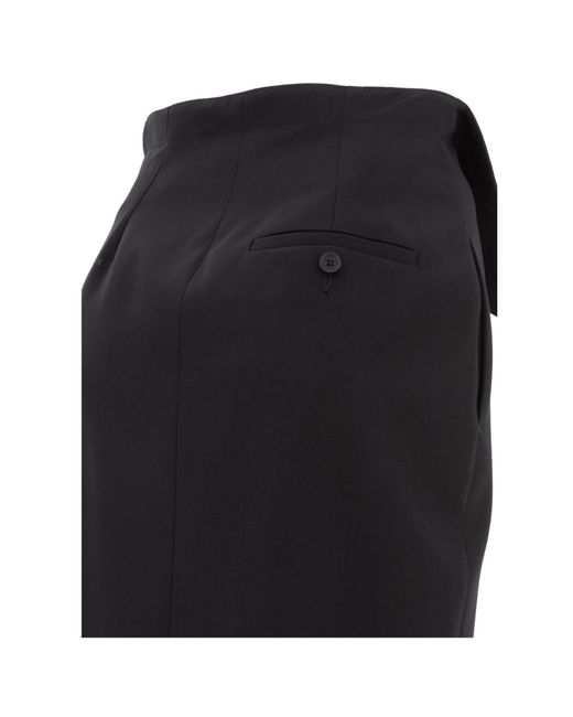 McQueen Black Midi Skirts