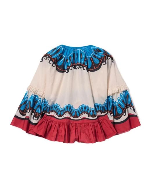 LaDoubleJ Blue X Mother Boho Blouse