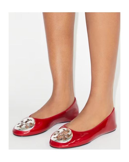 Tory Burch Red Reve Ballet Shoes