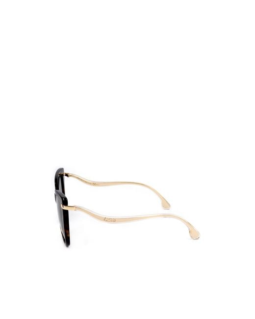 Jimmy Choo Metallic Eyewear Cat-Eye Frame Sunglasses