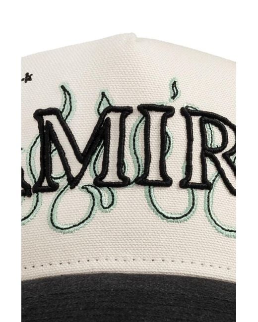 Amiri White Logo Hat for men