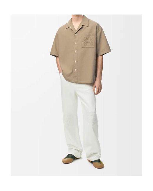 Loewe Natural Short Sleeve Shirt for men
