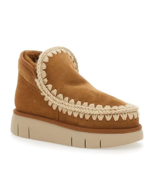 Mou Brown Eskimo Bounce Boots