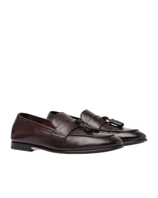 Scarosso Brown Nathan Loafers for men