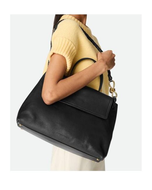 Bottega Veneta Black Ciao Ciao Knot Detailed Tote Bag