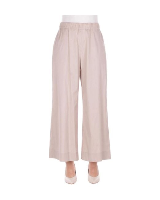 Max Mara Pink Wide-Leg Casual Pants