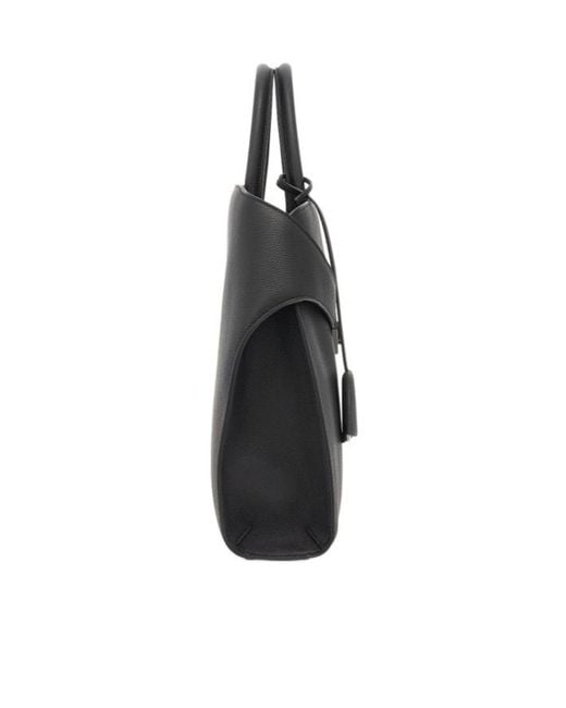 Ferragamo Black Hug Briefcase for men