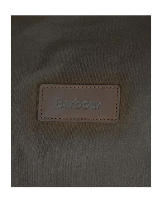 Barbour Black Wax Holdall for men