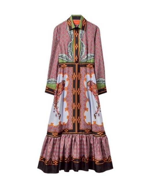 LaDoubleJ Red San Pietro Long-Sleeve Dress