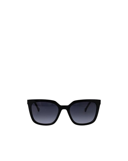 Carolina Herrera Blue Square Frame Full Rim Sunglasses for men