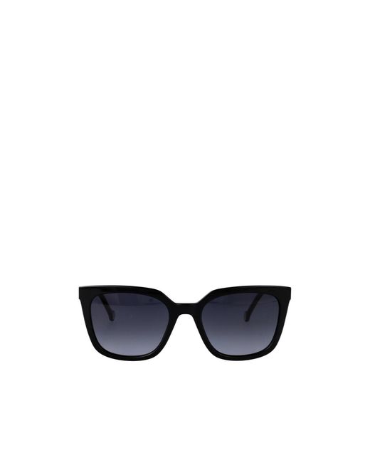 Carolina Herrera Blue Square Frame Full Rim Sunglasses for men