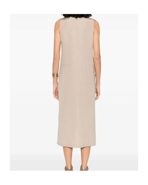Max Mara Natural Kleid Midi Dress