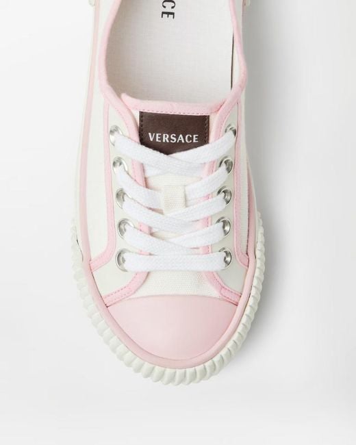 Versace Natural Goliath Canvas Sneakers