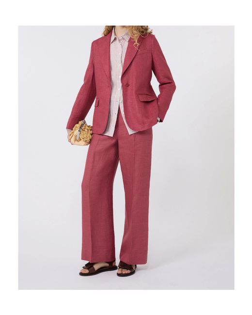Weekend by Maxmara Pink Belt Loop Casual Pants