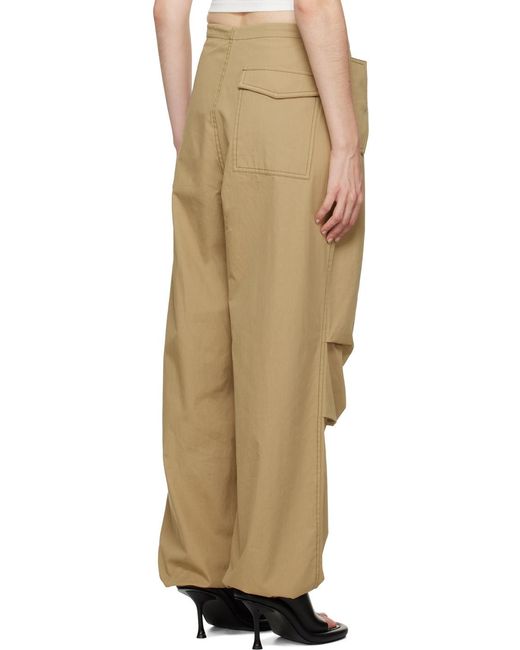 Dion Lee Natural Toggle Parachute Pants