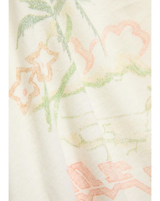 Isabel Marant White Printed Cotton T-Shirt