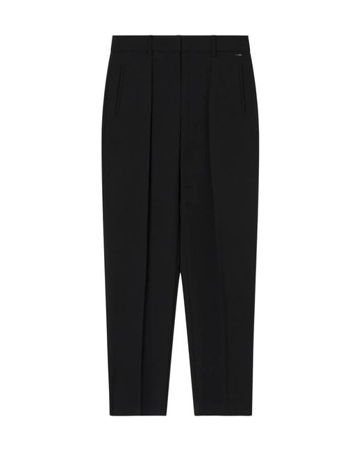 ARMANI EXCHANGE Black Pleated Track Pants