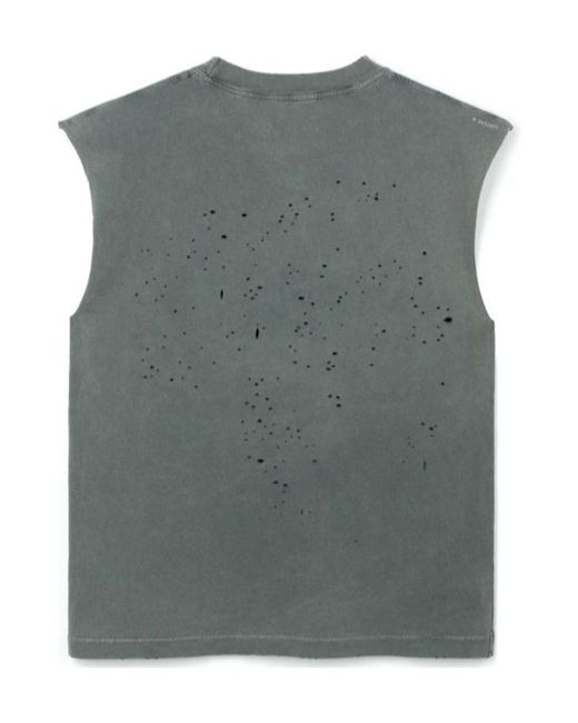 Satisfy Green Distressed Logo Tank Top for men