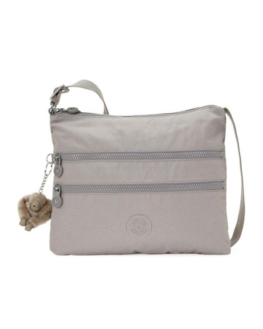 Kipling Gray Logo Shoulder Bag