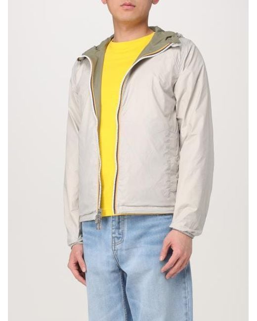K-Way Natural Reversible Hooded Jacket for men
