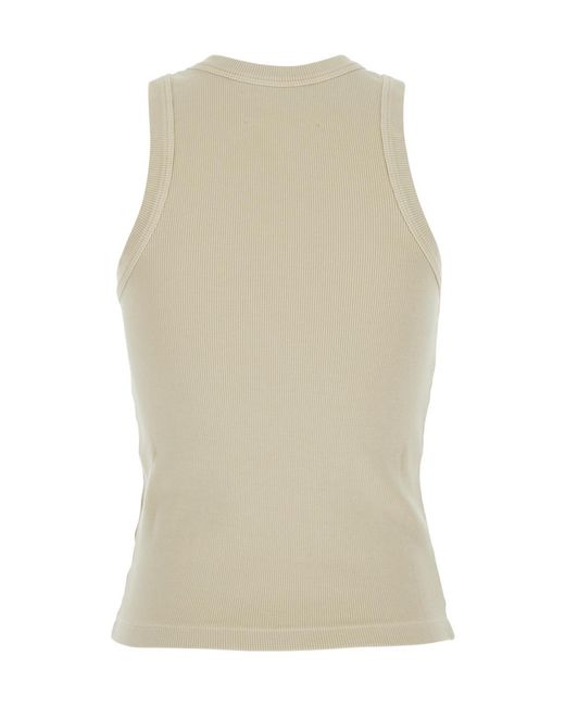 ICON DENIM Natural Luna Ribbed Tank Top