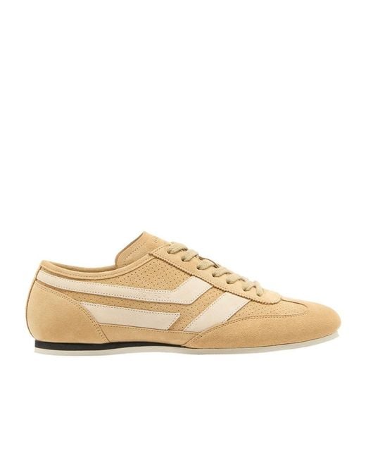 Tom Ford Natural Suede Low-Top Sneakers for men
