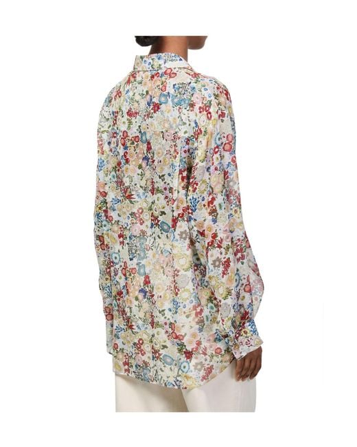 Khaite White Goya Long Sleeved Shirt