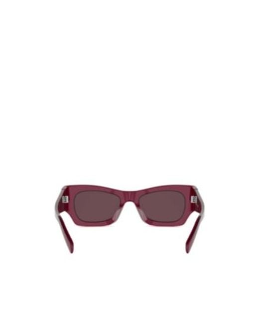 Céline Purple Full-Frame Sunglasses