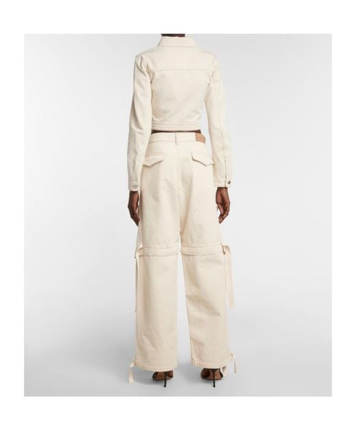 Dion Lee White Denim Jacket