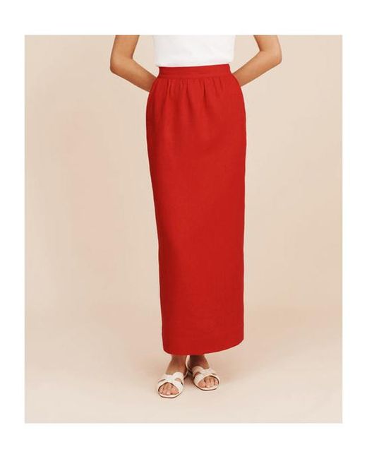 Posse Red Bonnie Pencil Skirt